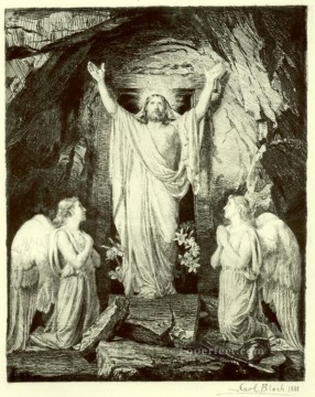 Carl Heinrich Bloch Painting - Resurrection of Christ Carl Heinrich Bloch